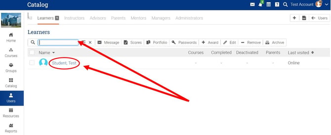 How to View a Course as a Student - Search Student